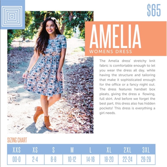 NWT LuLaRoe Amelia Dress - Picture 6 of 6